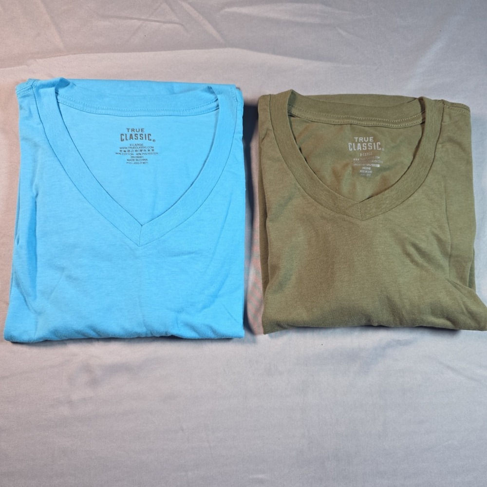 True Classic V Neck 2 pack variety XL Extra Large